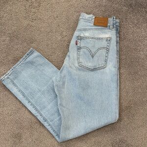 Levi's Light Wash Straight-Leg Jeans
